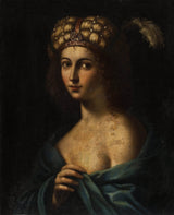 未知 16 世紀一位女士藝術印刷品美術複製品牆藝術 id-af9bmedbg 的肖像