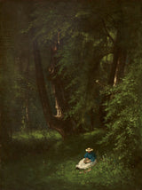 George-inness-1866-in-the-woods-art-print-reprodukcja-dzieł sztuki-wall-art-id-af9fqnnso