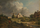јан-хулсвит-1807-пејзаж-у-гоои-округу-север-холандија-уметност-штампа-ликовна-репродукција-зид-уметност-ид-аф9ури8љ