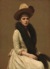 앙리 판틴 라투르 1890년 소니아의 초상화 예술 인쇄 미술 복제 벽 예술 ID afasuosyi