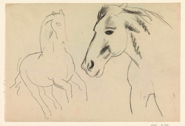 leo-gestel-1891-sketch-sheet-studies-of-horses-art-print-fine-art-reproduction-wall-art-id-afb81oehz