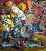 凱瑟琳-e-櫻桃-1923-魚-水果和鮮花-藝術印刷-美術複製品-牆藝術-id-afba9aegc
