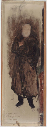 jules-bastien-lepage-1884-portrett-av-victor-hugo-kunst-trykk-fin-kunst-reproduksjon-vegg-kunst