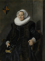 frans-hals-1639-portret-maritge-claesdr-vooght-art-print-reprodukcja-dzieł sztuki-wall-art-id-afcctq709