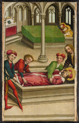 eggenburg大师1490埋葬的圣瓦茨拉夫艺术印刷品精美的艺术复制品墙壁艺术id-afcpr2qu3