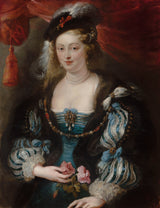 peter-paul-rubens-1630-portrett-av-en-ung kvinne-kunsttrykk-fin-kunst-reproduksjon-veggkunst-id-afcs8e1cu