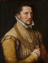 anthonis-mor-van-dashorst-1561-남자의 초상화-예술-인쇄-미술-복제-벽-예술-id-afctzha50