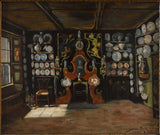 edmond-de-dit-falconnest-palezieux-1883-salle à manger-hauteville-ii-maison-juliette-drouet-à-guernesey-art-print-fine-art-reproduction-wall-art