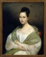 henry-scheffer-1830-portret-adelajdy-rousseau-scheffer-art-print-reprodukcja-dzieł sztuki-sztuka-ścienna