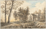 lucas-van-uden-1605-landschap-met-watermolen-kunstprint-kunst-reproductie-muurkunst-id-afdbn3qsi