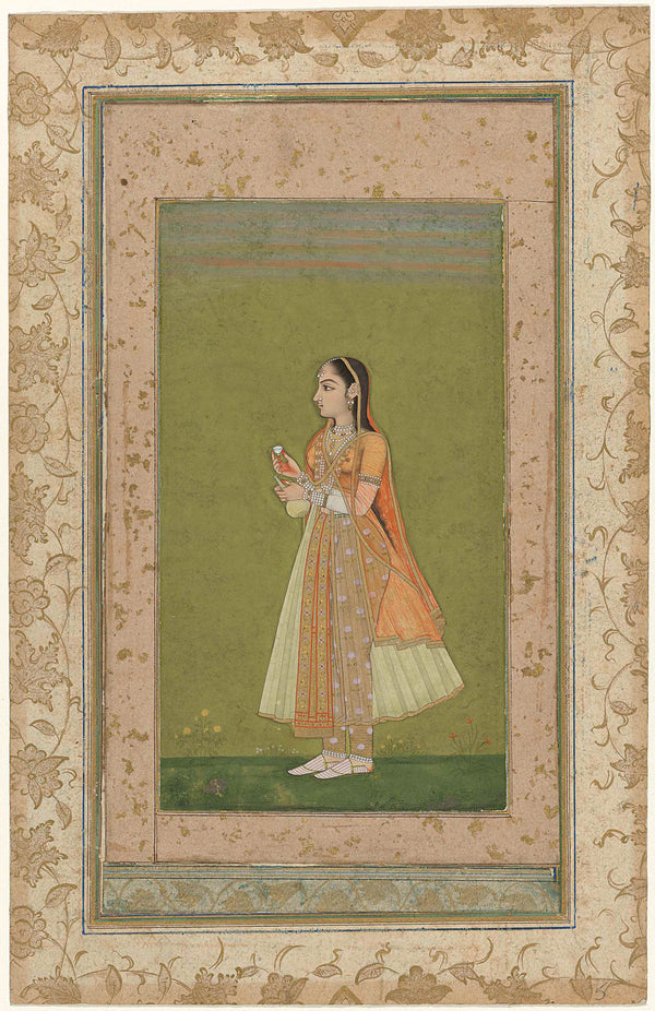 unknown-1740-woman-standing-with-decanter-and-goblet-art-print-fine-art-reproduction-wall-art-id-afdqj2jpy