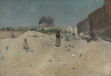 Уилям Мерит--гонитба-1882-покрайнините-на-Мадрид-арт-печат-фино арт-репродукция стена-арт-ID-afdx2mulv