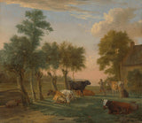 保卢斯·波特-1653-农场附近草地上的奶牛艺术印刷美术复制品墙艺术 id-afgofc3ym
