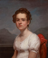 伦勃朗·皮尔1806年肖像-海伦·米勒夫人查尔斯·克·莫林的艺术印刷精美艺术复制品墙上的艺术id作品