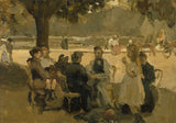 isaac-Israels-1906-in-the-Bois-de-Boulogne-nær-paris-art-print-fine-art-gjengivelse-vegg-art-id-afidht33e