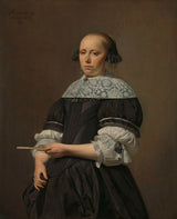 caesar-boetius-van-everdingen-1671-porträtt-av-elisabeth-of-kessel-fru-till-willem-jacobsz-konsttryck-finkonst-reproduktion-väggkonst-id-afjb74b0r