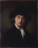 Pierre-Paul-Pruudhon-1800-Portret-of-Unknown-art-print-fine-art-reproduction-wall-art