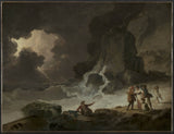 julius-césar-ibbetson-uma-tempestade-atrás-da-ilha-de-wight-impressão-de-arte-reprodução-de-belas-artes-arte-de-parede-id-afkvn7stz