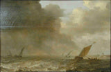 pieter-mulier-starejši-1640-razburkano-morje-umetniški-tisk-fine-umetniške reprodukcije-stenska-umetnost-id-afl8mcbhk