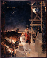 吉恩·查尔斯·卡辛1881年在巴黎的纪念日艺术版画精美的艺术复制品墙艺术