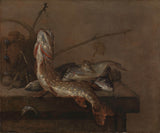 pieter-van-noort-1648-stilleben-med-fiskekunst-trykk-fin-kunst-reproduksjon-veggkunst-id-afly73h5l