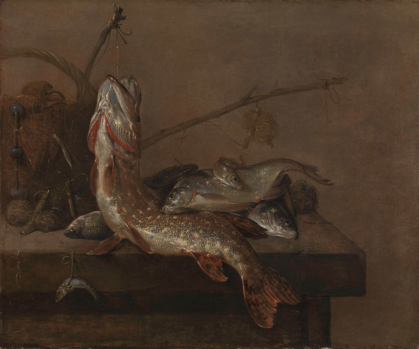 pieter-van-noort-1648-still-life-with-fish-art-print-fine-art-reproduction-wall-art-id-afly73h5l