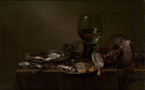 willem-claesz-heda-1635-still-life-with-austeres-a-sudraba-tazza un stikla trauki-art-print-fine-art-reproducēšana-wall-art-id-afmp730iw