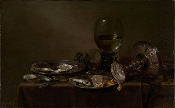 willem-claesz-heda-1635-still-life-with-oysters-a-silver-tazza-and-glassware-art-print-fine-art-reproduction-wall-art-id-afmp730iw