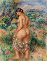 皮埃尔·奥古斯特·雷诺阿1910-站立-父亲-贝格女神的辩论艺术打印精美的艺术复制品-墙-艺术-id-afmrtg430