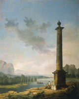 休伯特·羅伯特-1789-專欄藝術印刷精美藝術複製品牆藝術 id-afmv2bcd6