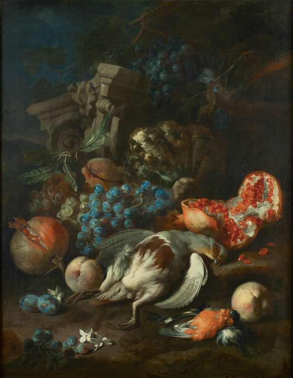 franz-werner-tamm-1720-fruit-piece-with-a-dead-partridge-and-gimpel-males-art-print-fine-art-reproduction-wall-art-id-afoe76c24