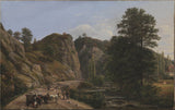 約翰·克里斯蒂安·達爾-1818-普勞恩舍爾基地-德累斯頓藝術印刷美術複製品牆藝術 id-afof22hq0