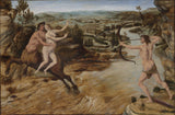 안토니오 델 폴라이우올로-1475-헤라클레스-앤-데이아니라-아트-프린트-미술-복제-벽-아트-id-afohbmgms