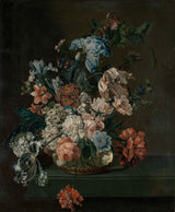 cornelia-van-der-mijn-1762-zátišie-s-kvetmi-umelecká-tlač-výtvarná-umelecká reprodukcia-nástenné-umenie-id-afolrdyev