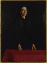 루이-티네이레-1882-루이스-미셸의 초상화-1830-1905-연단-예술-인쇄-미술-복제-벽-예술