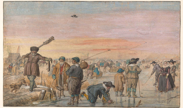 hendrick-avercamp-1595-ice-scene-with-hunter-showing-an-otter-art-print-fine-art-reproduction-wall-art-id-afp8ytlhb