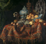 unknown-1650-still-life-with-fruit-plates-and-dishes-on-a-turkey-carpet-art-print-fine-art-reproduction-wall-art-id-afpkt3ij8