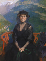 塞西莉亞·博-1917-艾迪生夫人的肖像-c-哈里斯-藝術印刷-精美藝術-複製品-牆藝術-id-afqfl3ssc