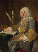 Jacques-André-Joseph-Aveda-1740-portrait-of-Jean-Gabriel-du-Theil-at-the-podpisu-of-the-zmluva-of-Viedeň-art-print-fine-art-reprodukcie, na stenu art-id-afqocy4el