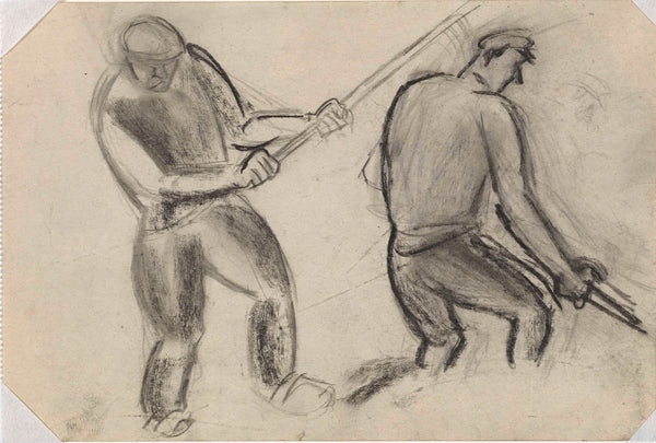 leo-gestel-1925-untitled-sketch-of-two-farmers-at-work-art-print-fine-art-reproduction-wall-art-id-afqxfkx0c