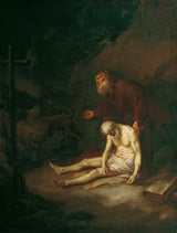 Mārtins Džohans Šmits-1765-svētais vientuļnieks Antonijs un Pāvils-mākslas druka