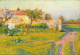 羅伯特·威廉·馮諾-1890-法國春天藝術印刷品美術複製品牆藝術 id-afsb2ijx7