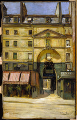 victor-marec-1901-vchod-do-dračieho-súdu-umelecká-tlač-výtvarné-umelecké-reprodukcie-nástenné-umenie
