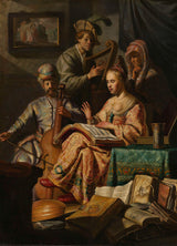 rembrandt-van-rijn-1626-musikalsk-selskap-kunst-trykk-kunst-reproduksjon-vegg-kunst-id-afulbmhmg
