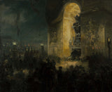 阿尔弗雷德·菲利普·罗尔 1903 年凯旋门下的守夜艺术印刷品美术复制品墙艺术