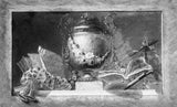 프랑스 화가-18세기-악기가 있는 정물화-한 쌍의 예술-인쇄-미술-복제-벽 예술-id-afvfk9aob