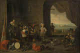 efter-david-teniers-de-yngre-vagter-af-en-lejr-kunst-print-fine-art-reproduction-wall-art-id-afvm25bgn