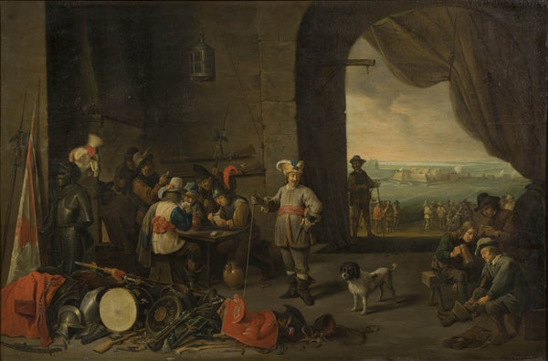 after-david-teniers-the-younger-guards-of-a-camp-art-print-fine-art-reproduction-wall-art-id-afvm25bgn