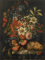 ottmar-elliger-i-1671-tihožitje-z-rožami-in-sadjem-umetniški-tisk-likovna-reprodukcija-stenska-umetnost-id-afvmp29wz