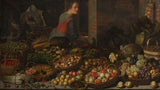 弗洛里斯·范·斯库滕-1630-静物与水果和蔬菜在背景艺术印刷精美艺术复制品墙艺术 id-afw9o6att